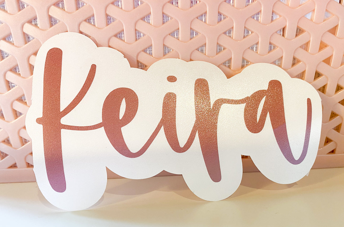 Heather Font Custom Name Decal