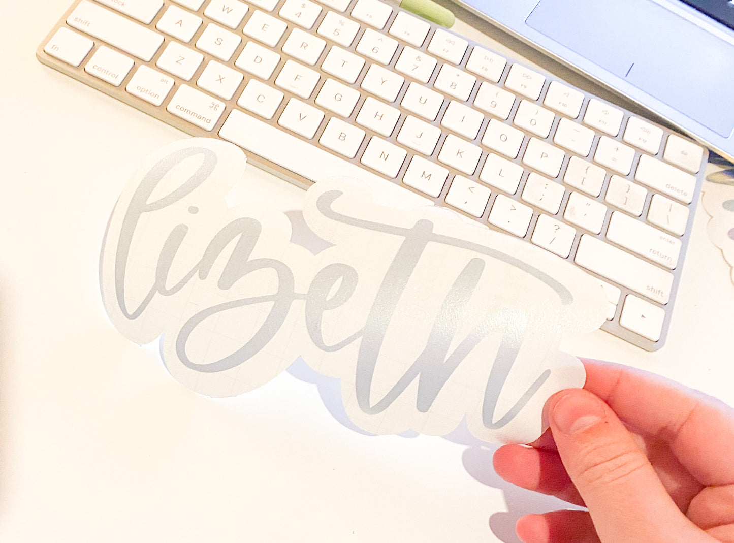 Heather Font Custom Name Decal