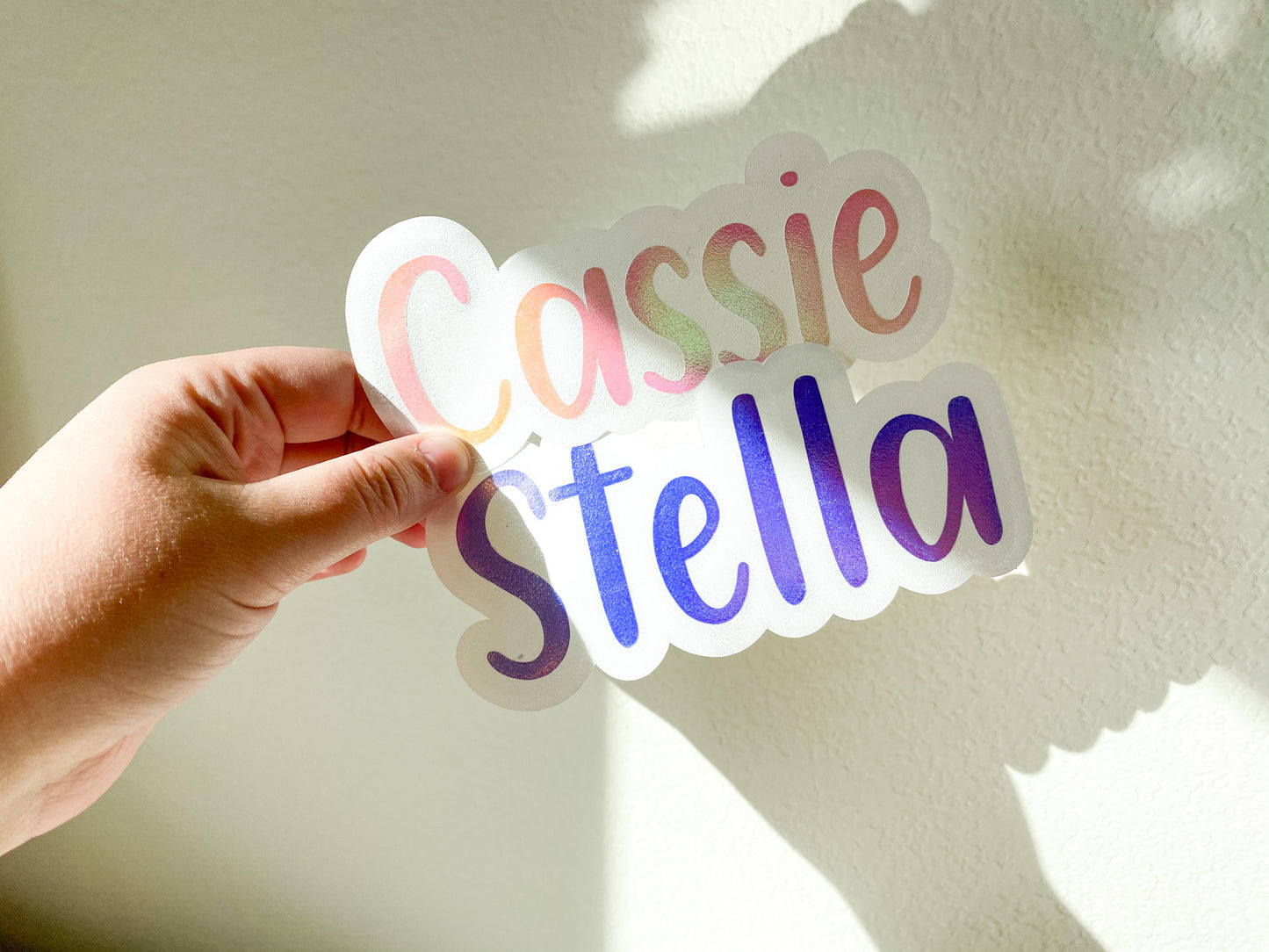 Marina Font Custom Name Decal