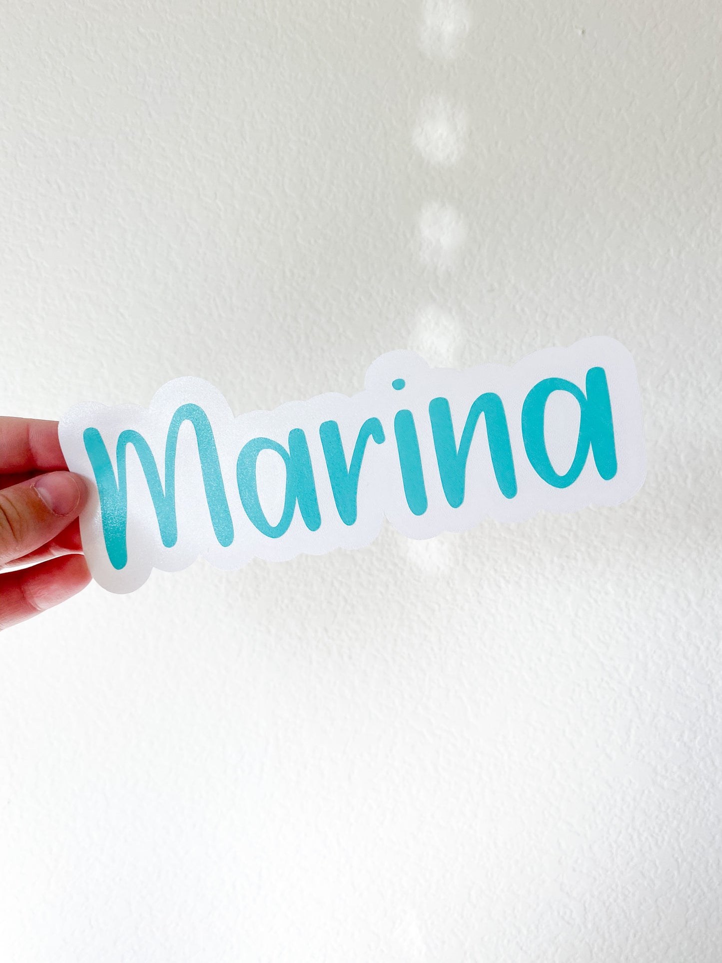 Marina Font Custom Name Decal