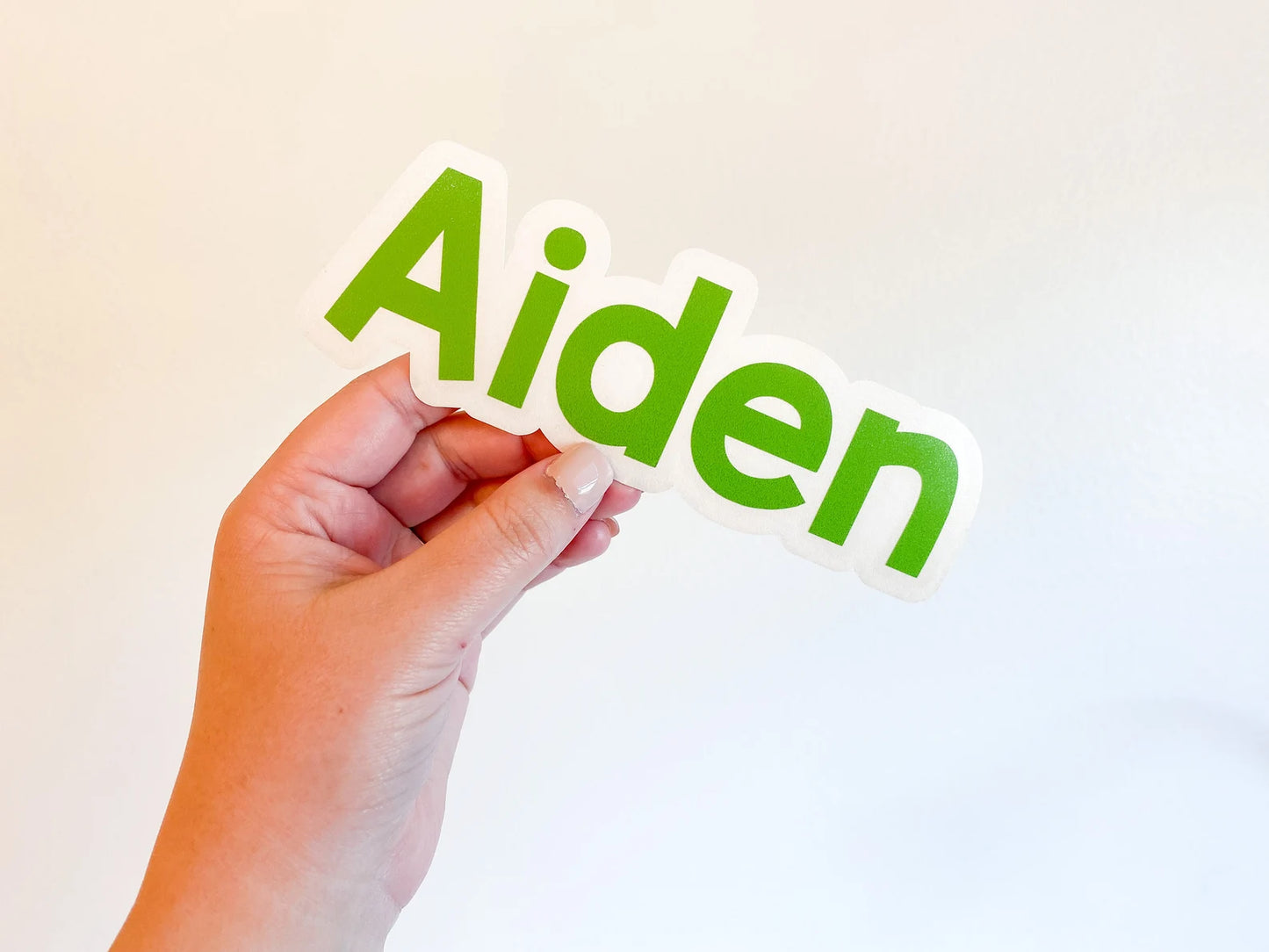 Block Font Personalized Name Vinyl Decal