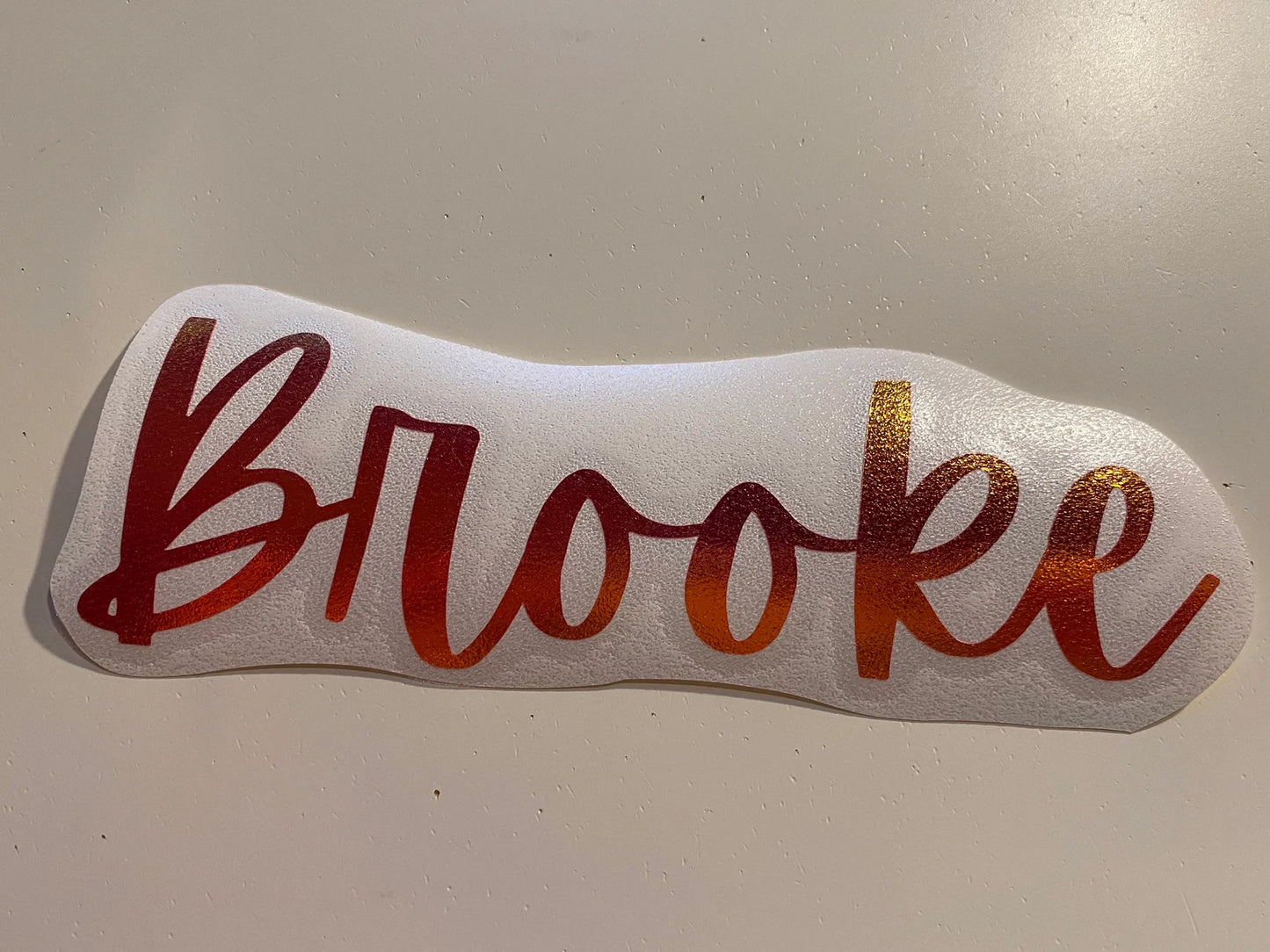 Kelsey Font Personalized Name Decal