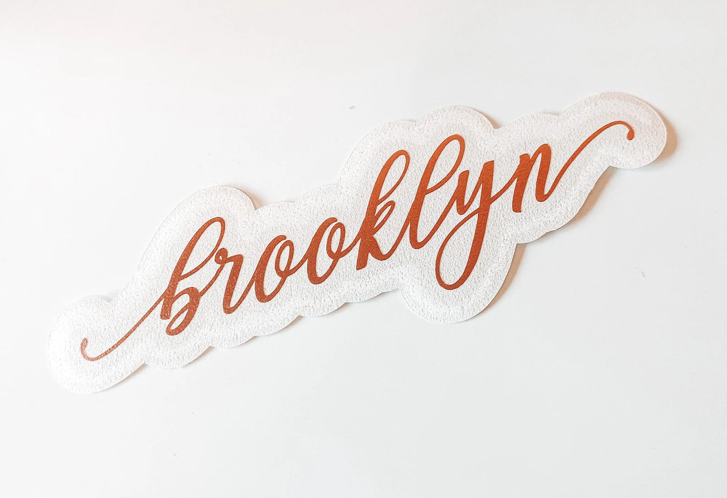 Delilah Font Personalized Name Decal