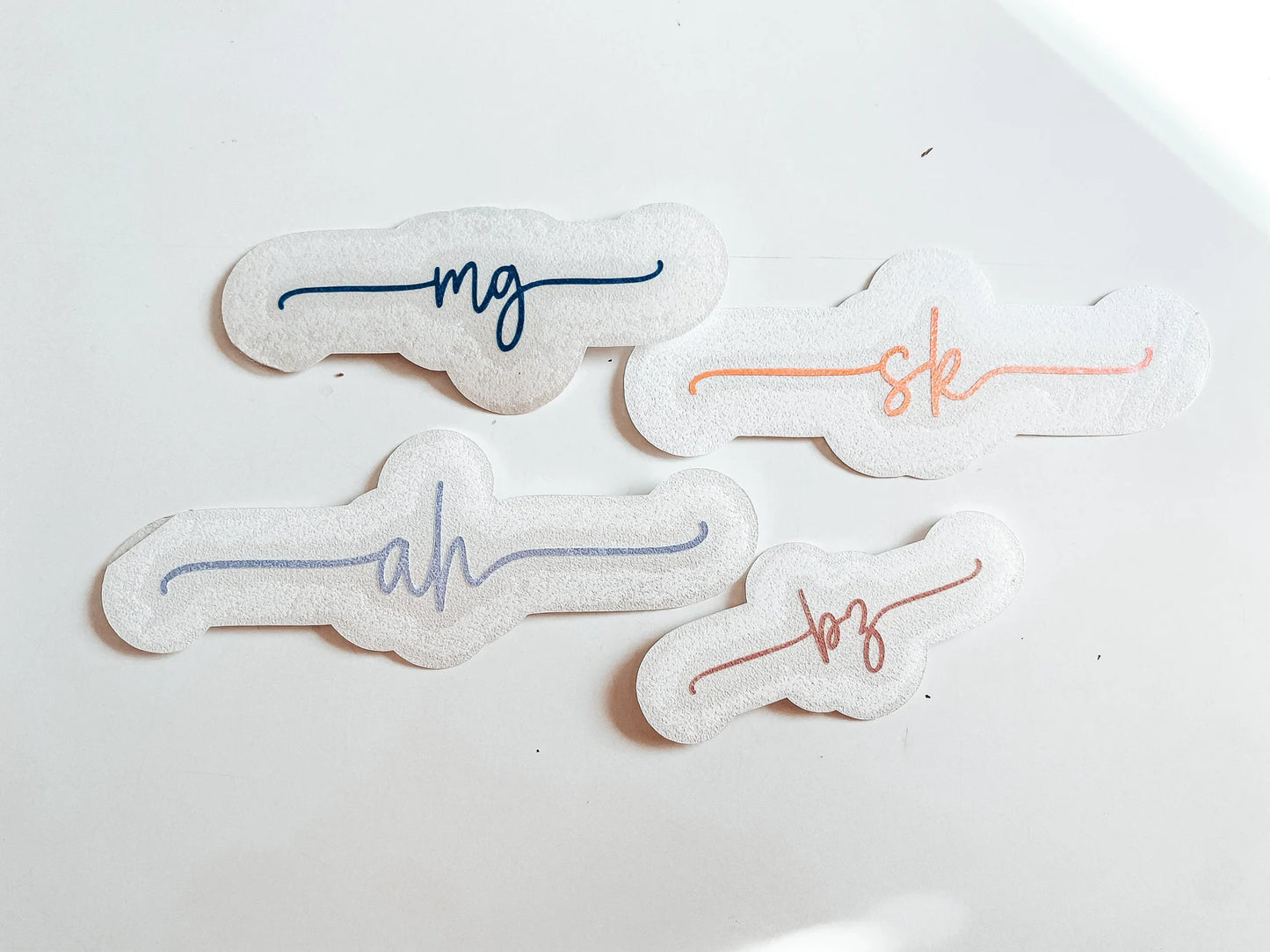 Whitley Initials Monogram Decal