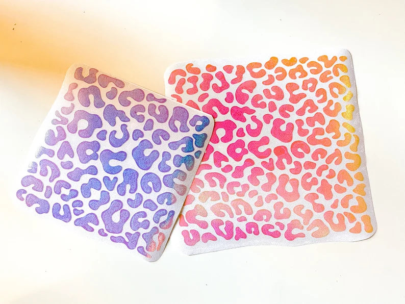 Cheetah Print Vinyl Sheets