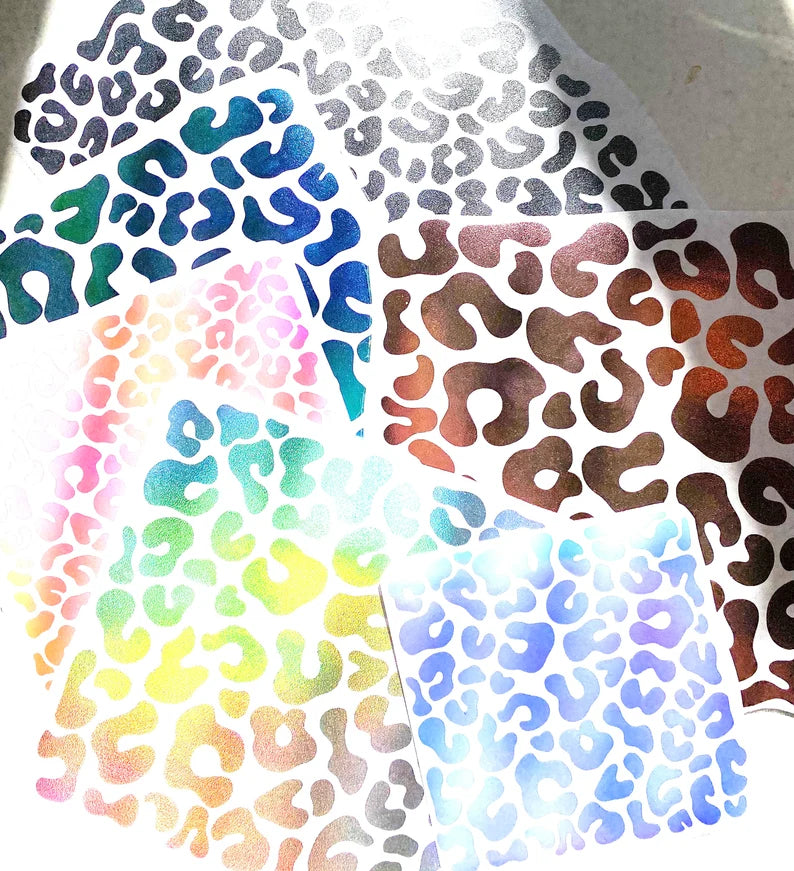 Cheetah Print Vinyl Sheets