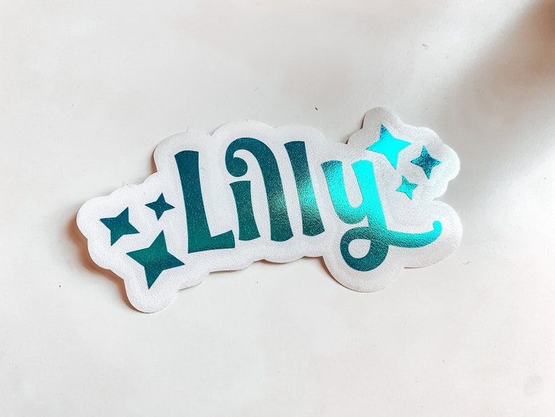 Libby Font Custom Name Decal