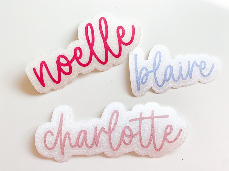 Whitley Font Custom Name Decal