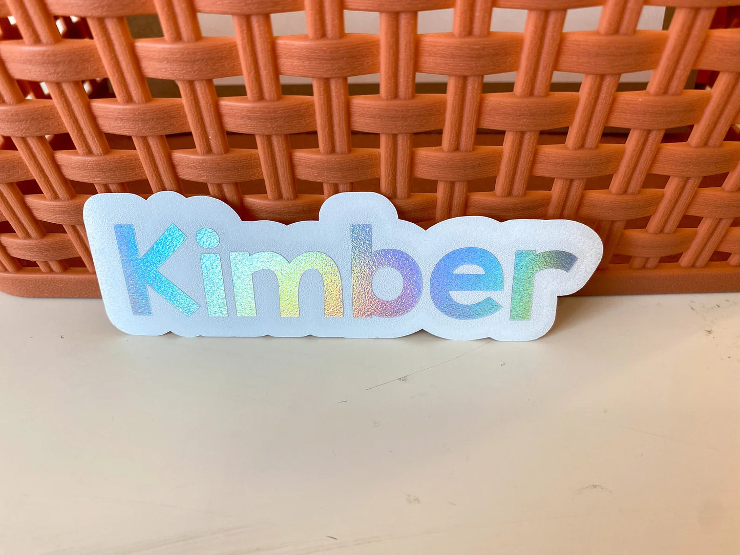 Block Font Personalized Name Vinyl Decal