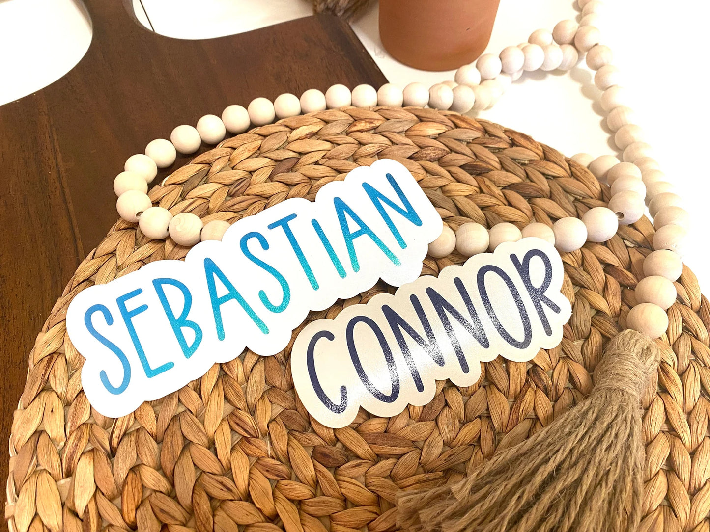 Sebastian Font Custom Name Decal