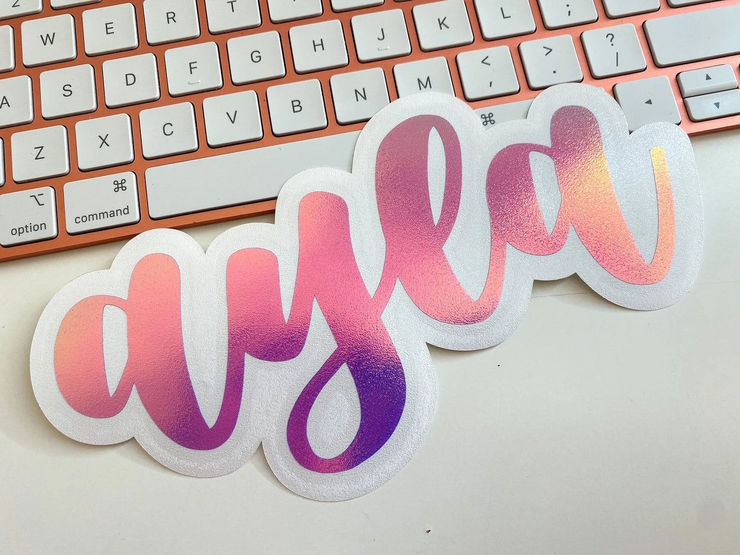 Alexa Font Custom Name Decal