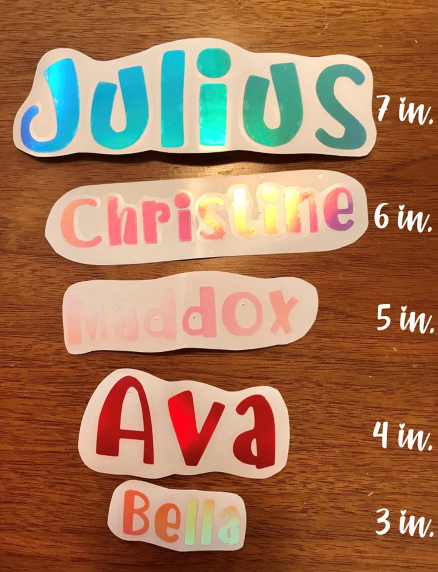 Keeley Font Personalized Name Decal