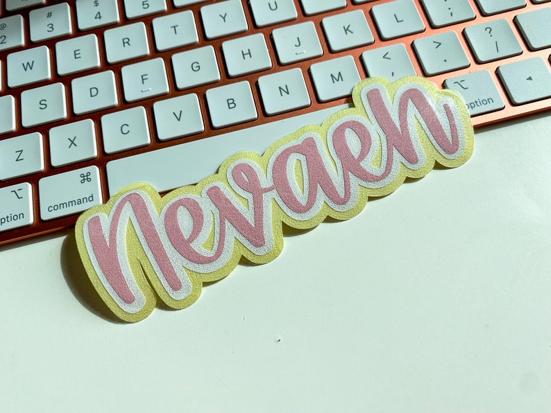 Rachel Font Custom Name Decal
