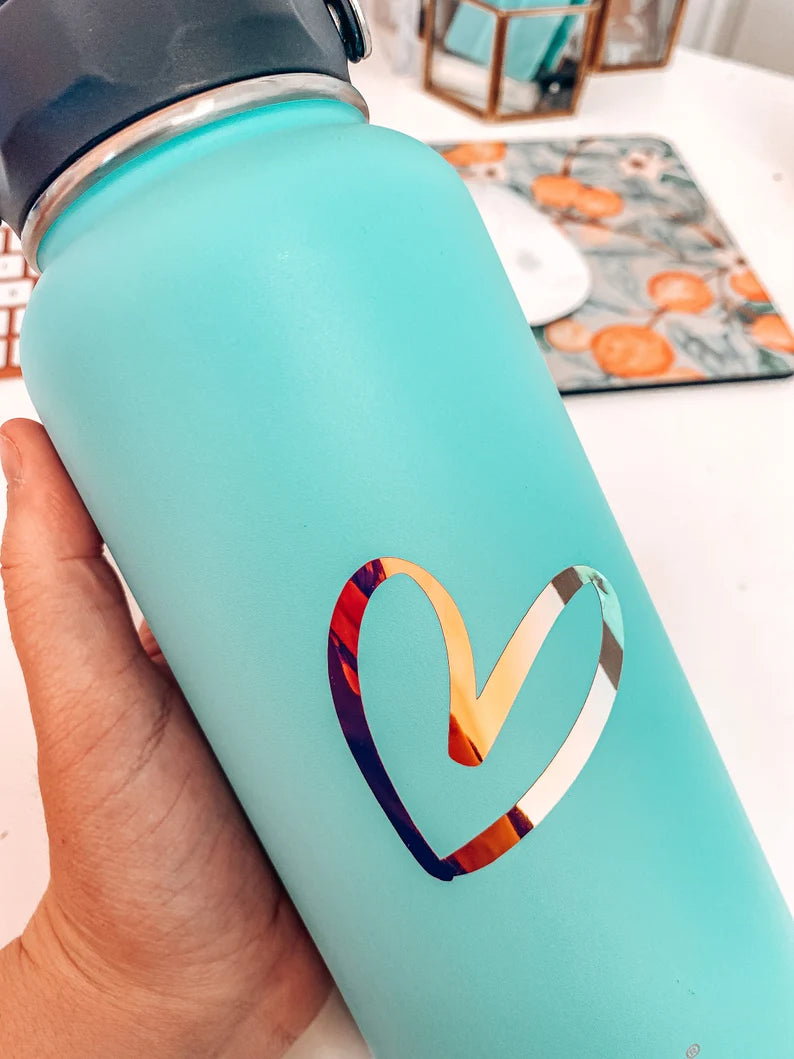 Handwritten Heart Decal