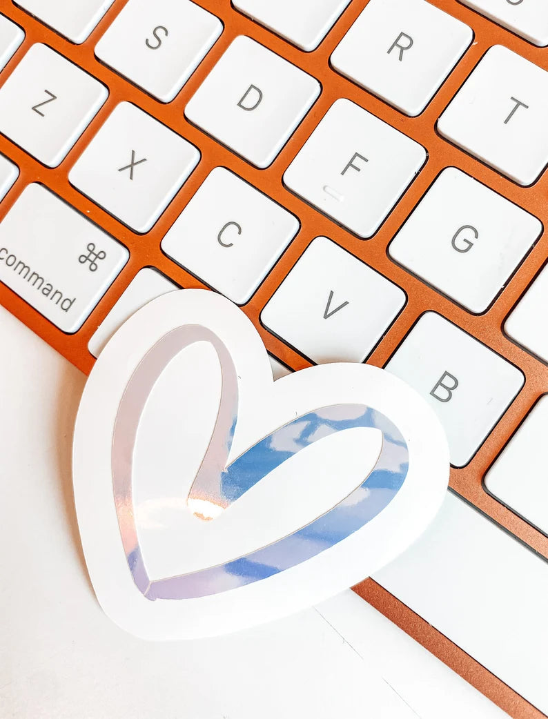 Handwritten Heart Decal