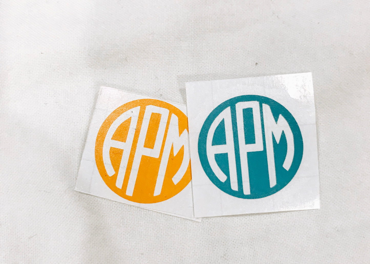 Customized 1in. Monogram Decal Sticker for AirPods Case