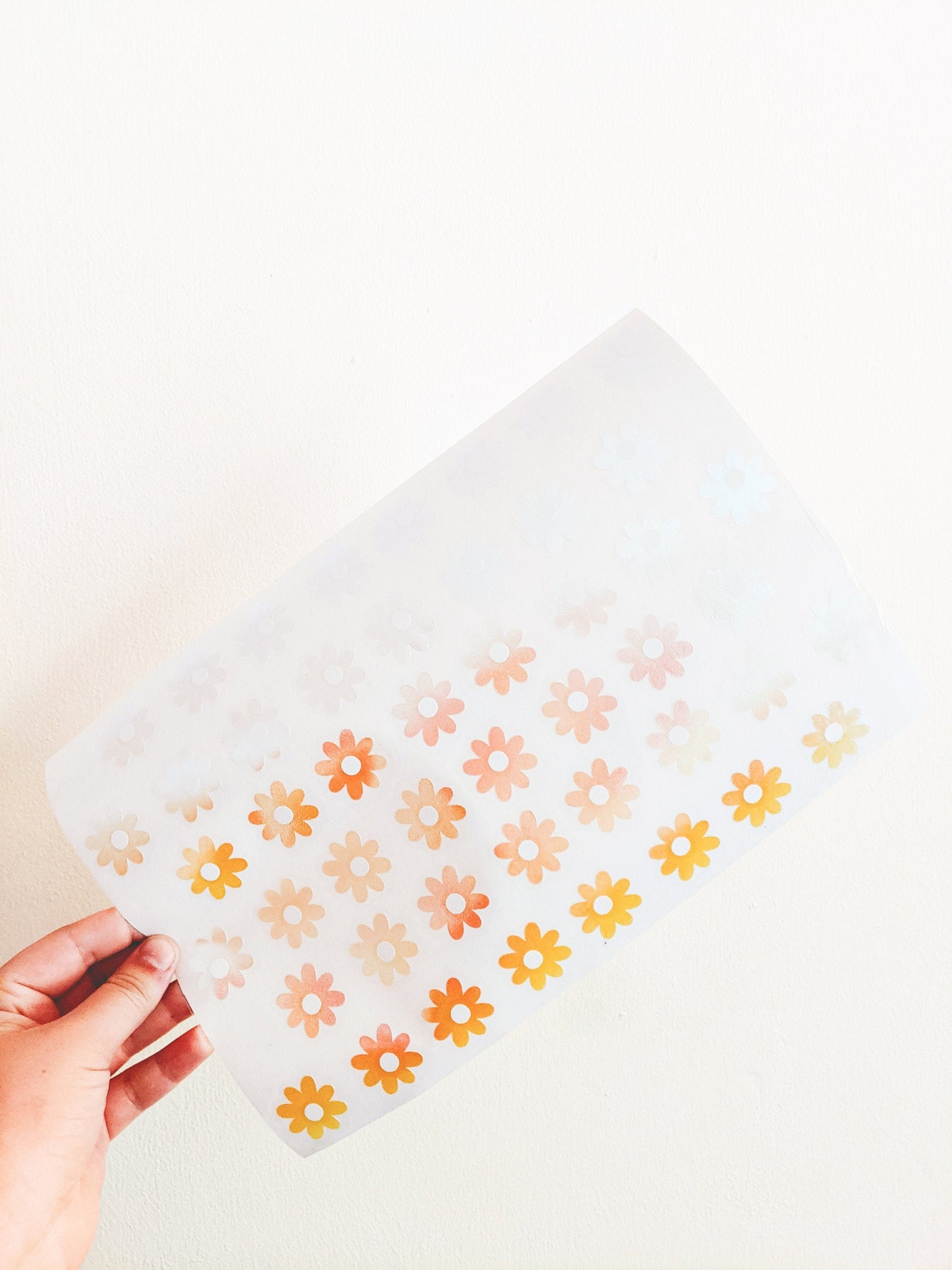 Sweet Daisy Vinyl Sheets to cover any smooth flat surface!