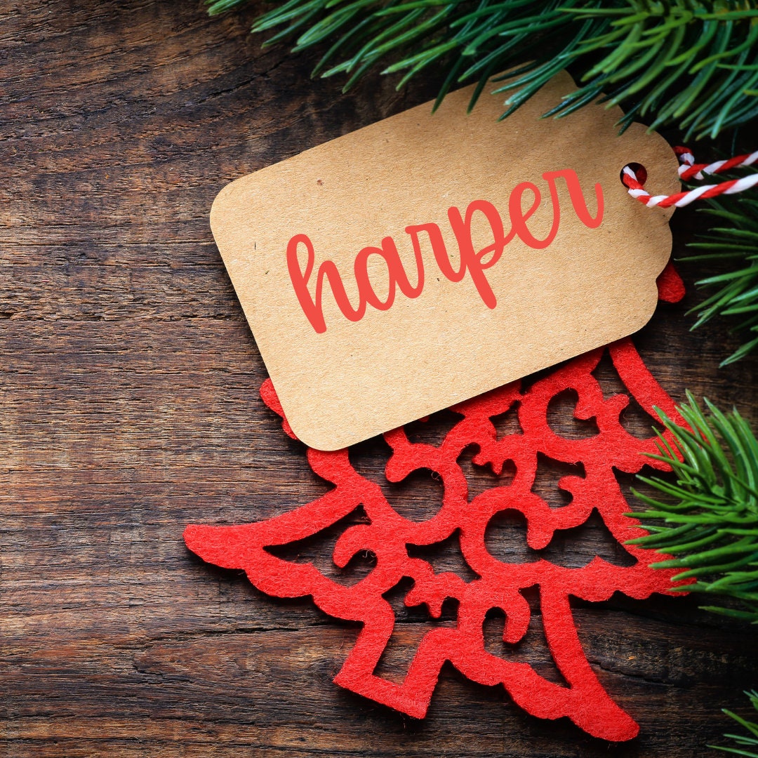 Christmas Tag Labels