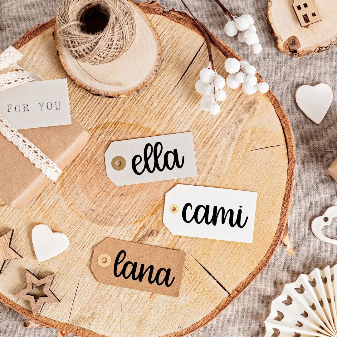 Christmas Tag Labels
