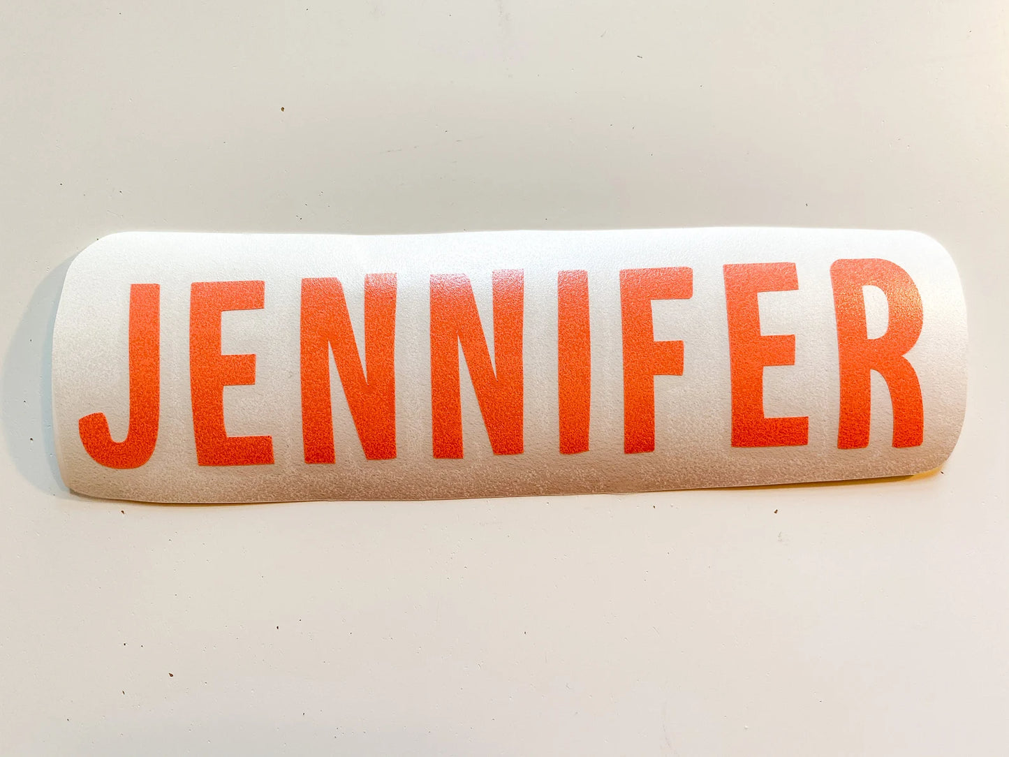 Jaxson Font Custom Name Decal
