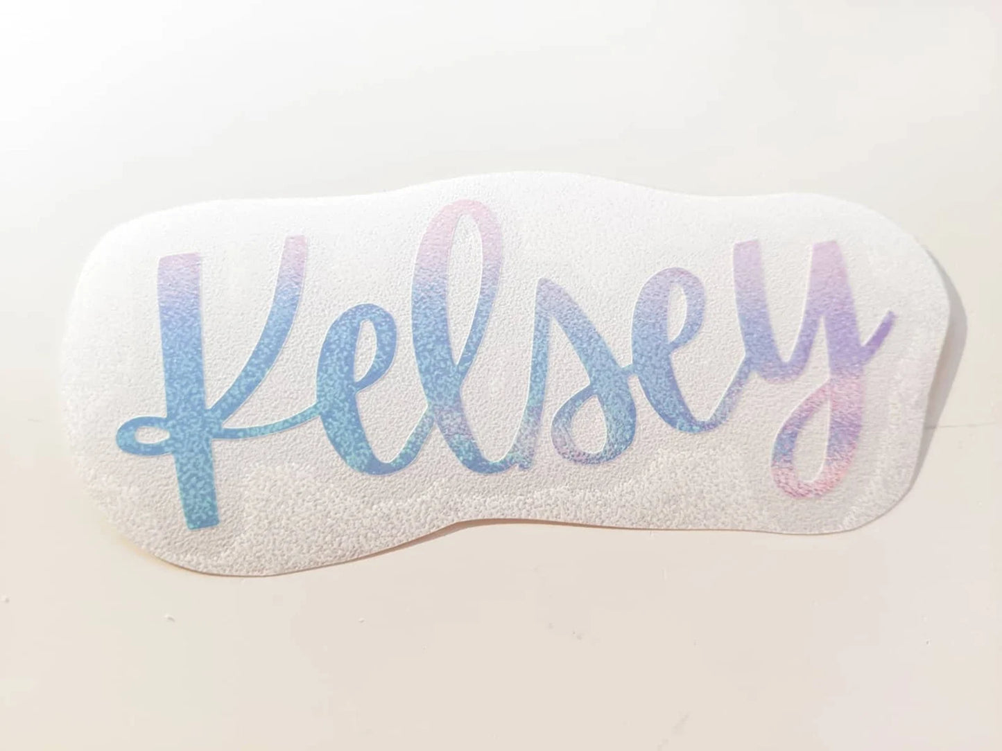 Kelsey Font Personalized Name Decal