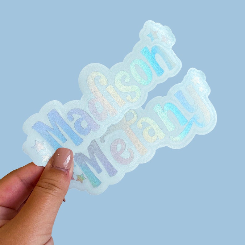 Libby Font Custom Name Decal