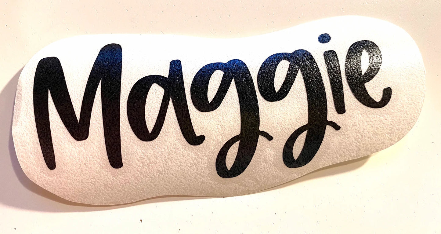 Lemon Font Personalized Name Decal