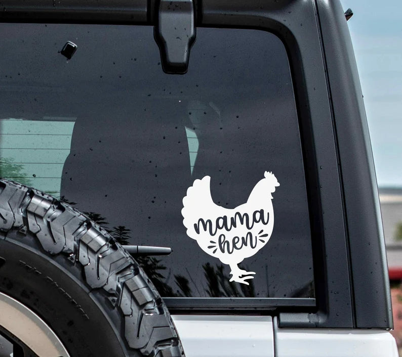 Mama Hen Decal