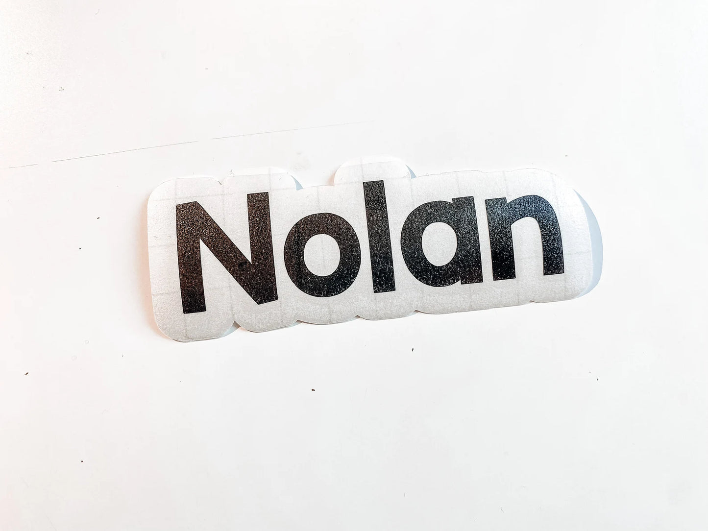 Block Font Personalized Name Vinyl Decal