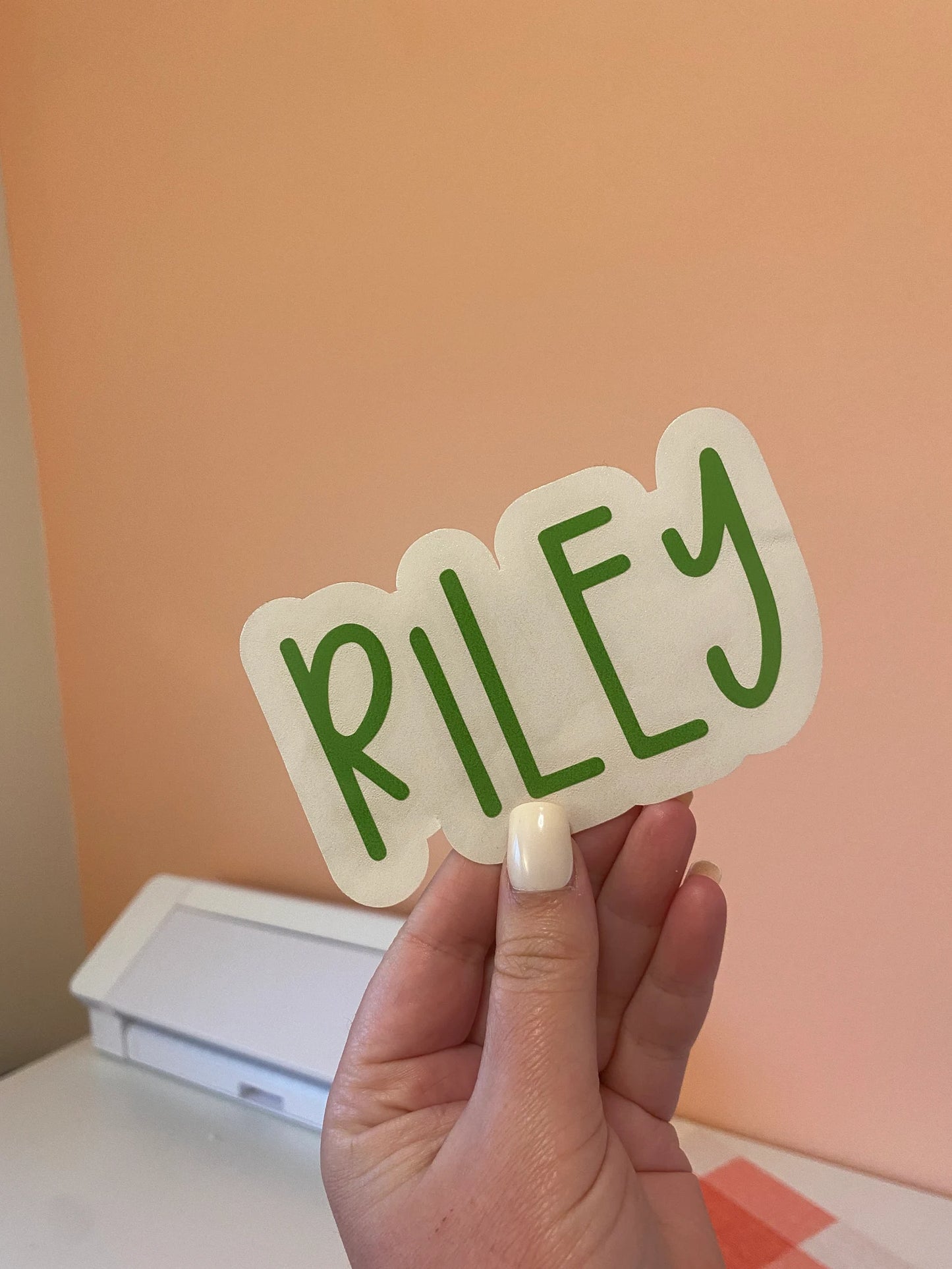Sebastian Font Custom Name Decal