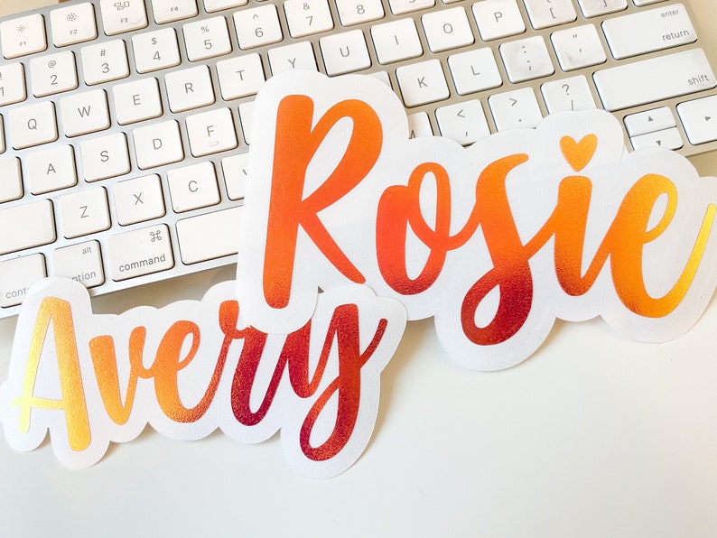 Gabi Font Custom Name Decal
