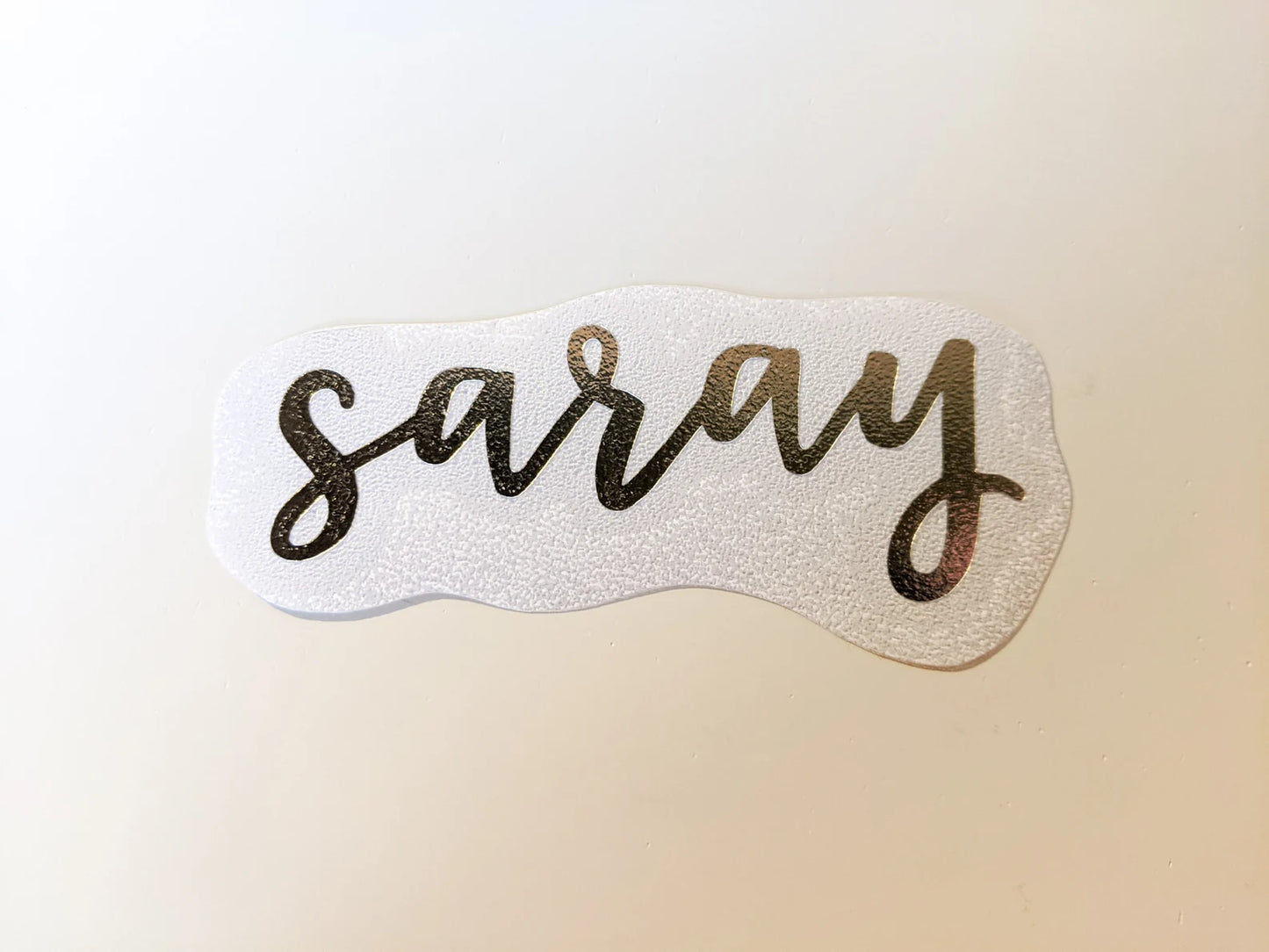 Allison Font Custom Name Decal