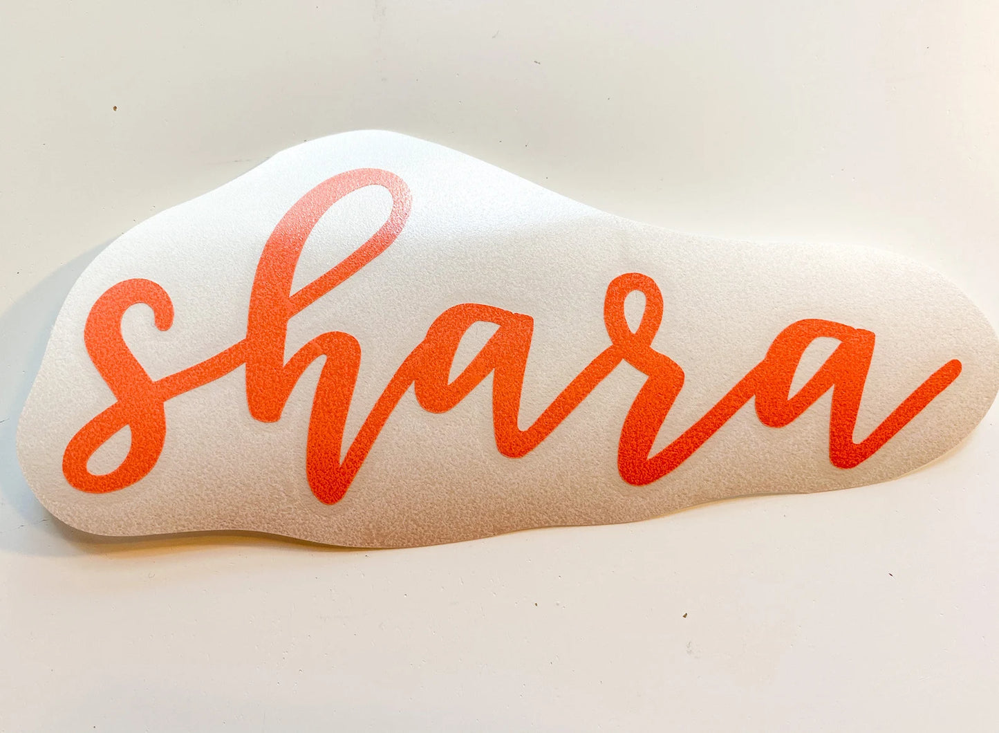 Allison Font Custom Name Decal