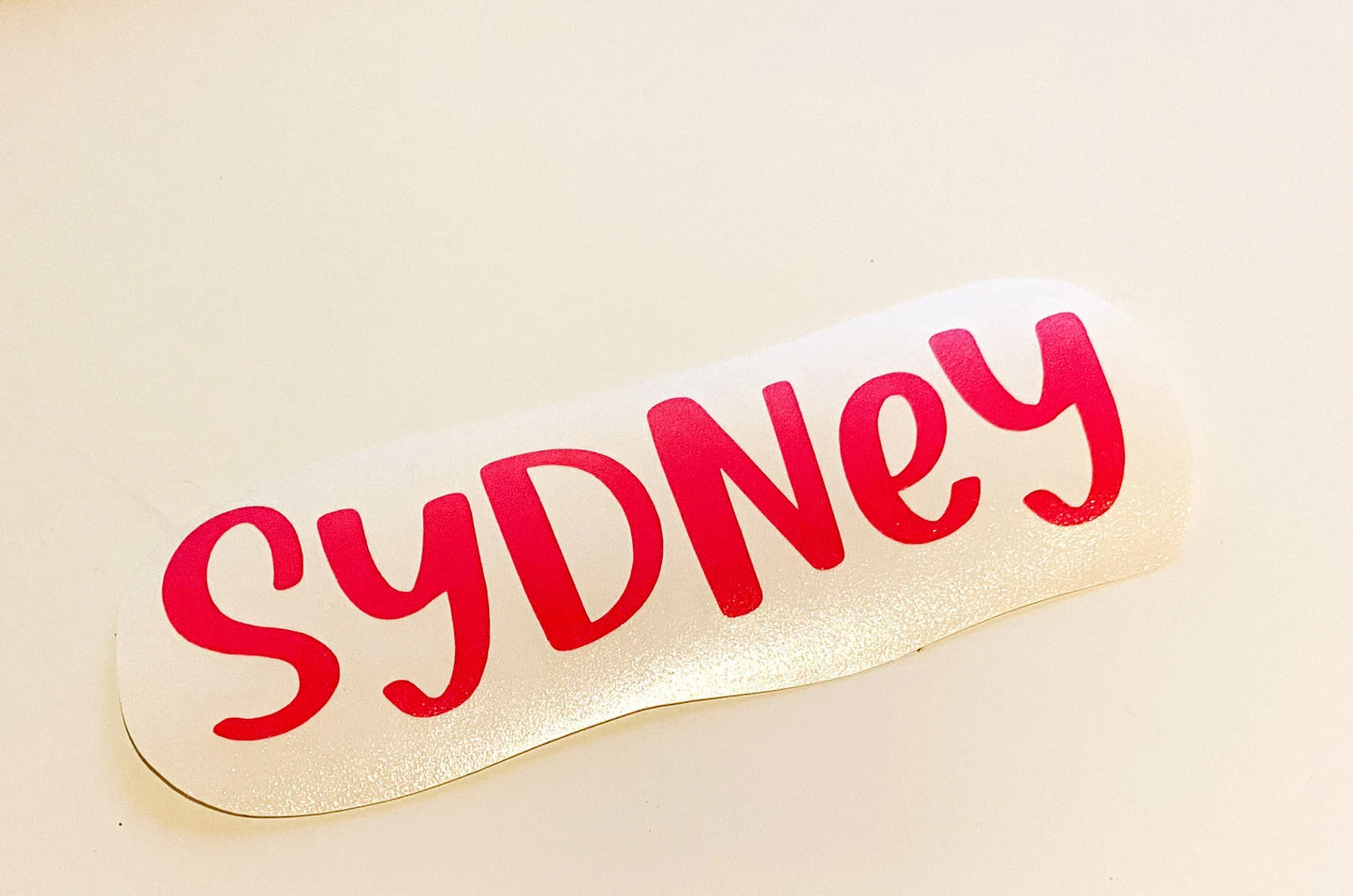 Autumn Font Personalized Name Decal