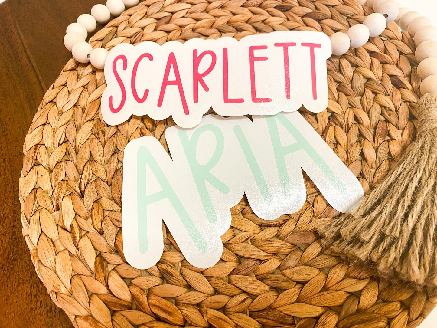 Sebastian Font Custom Name Decal