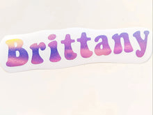 Load image into Gallery viewer, Becca Font Personalized Name Decal
