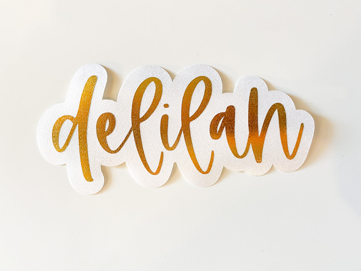 Heather Font Custom Name Decal