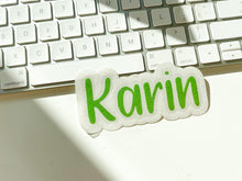 Load image into Gallery viewer, Marina Font Custom Name Decal
