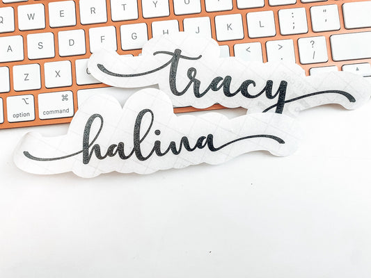 Halina Font Custom Name Decal
