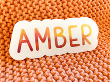 Load image into Gallery viewer, Birdie Font Custom Name Decal
