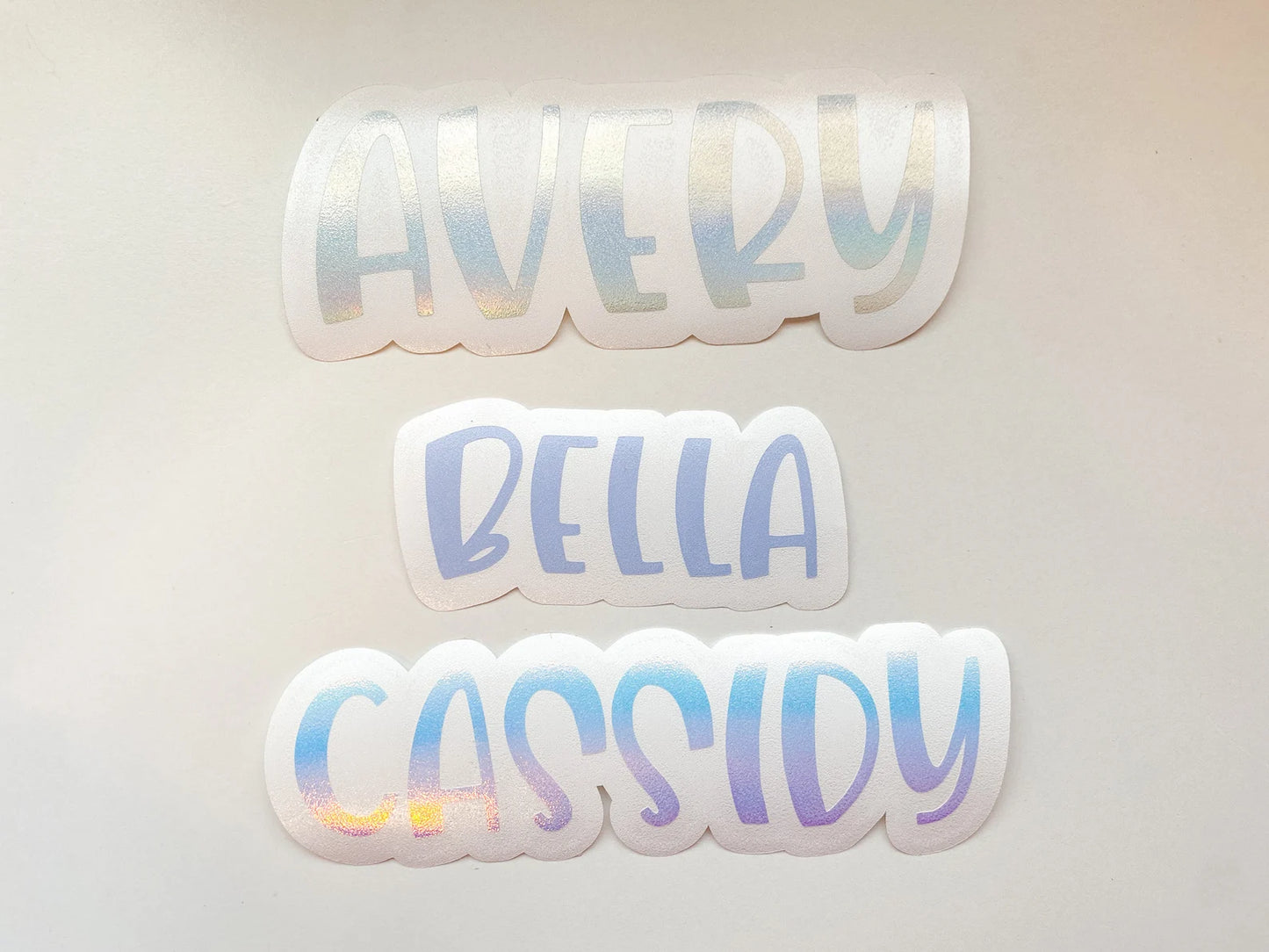 Aubrey Font Personalized Name Decal