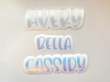 Load image into Gallery viewer, Aubrey Font Personalized Name Decal
