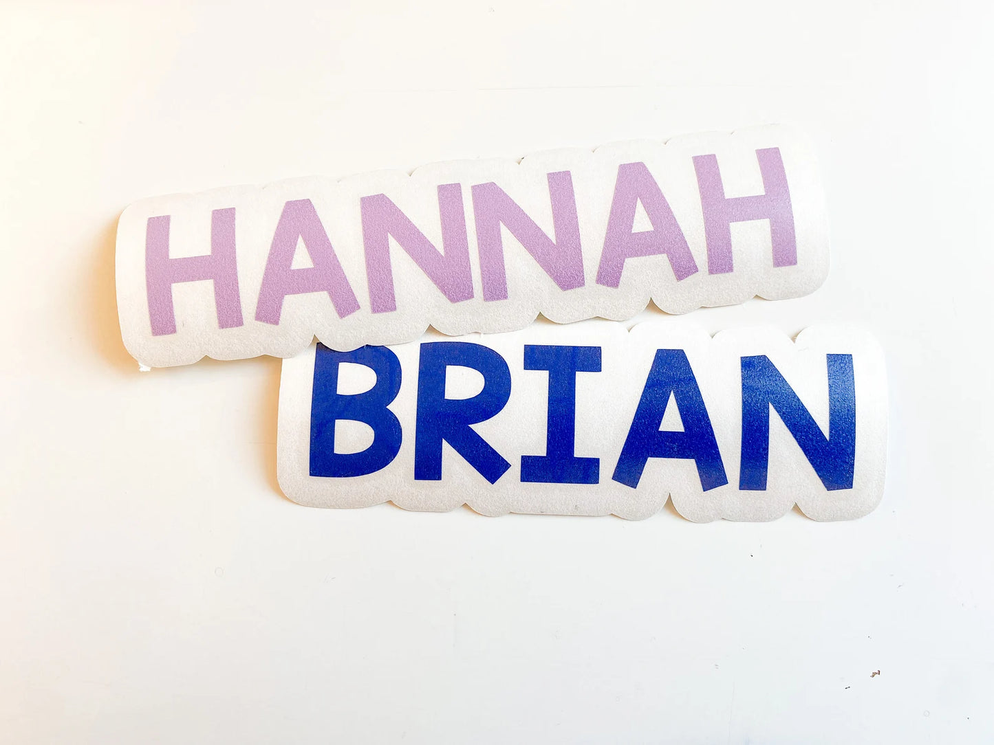 Block Font Personalized Name Vinyl Decal