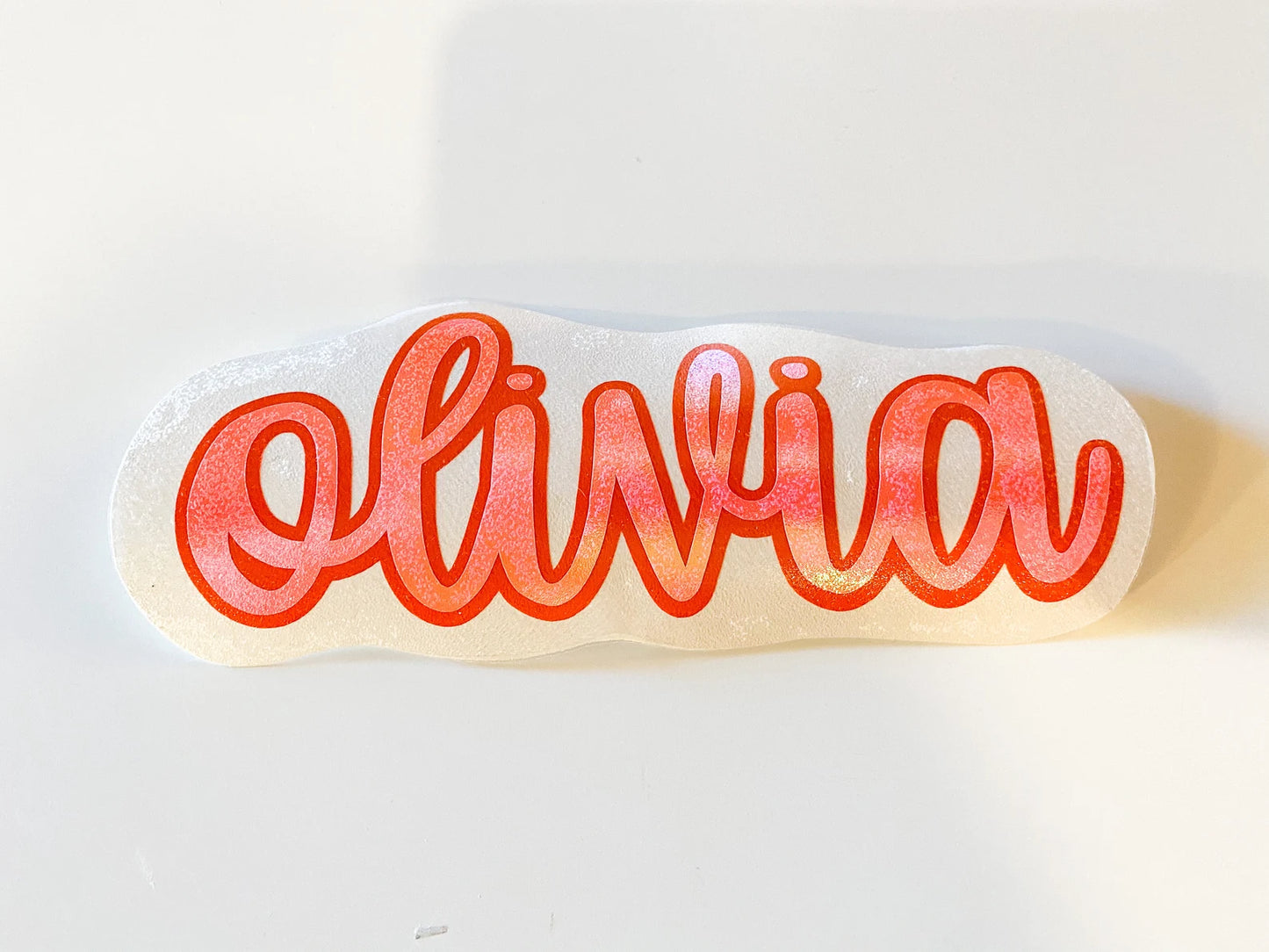 Layered Luna Font Custom Name Decal