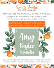 Load image into Gallery viewer, Peachy Font Custom Name Decal
