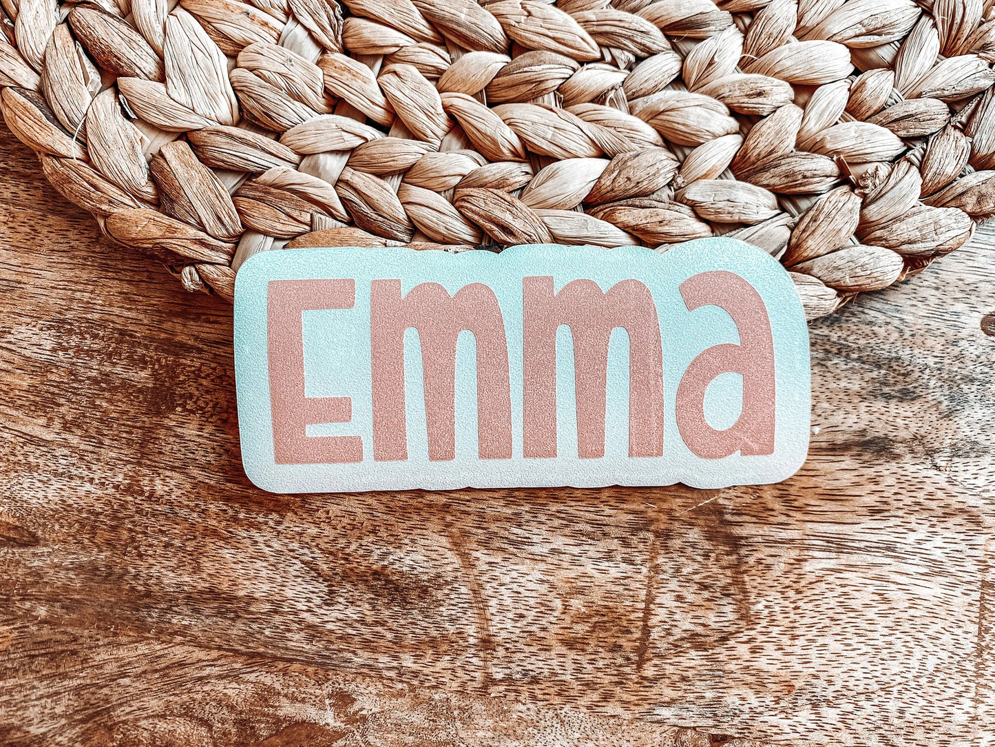 Emma Font Custom Name Decal