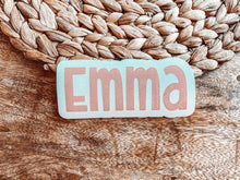 Load image into Gallery viewer, Emma Font Custom Name Decal
