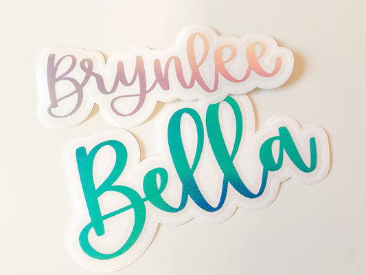 Handwritten Sweetly Font Personalized Name Vinyl Decal