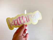 Load image into Gallery viewer, Rachel Font Custom Name Decal
