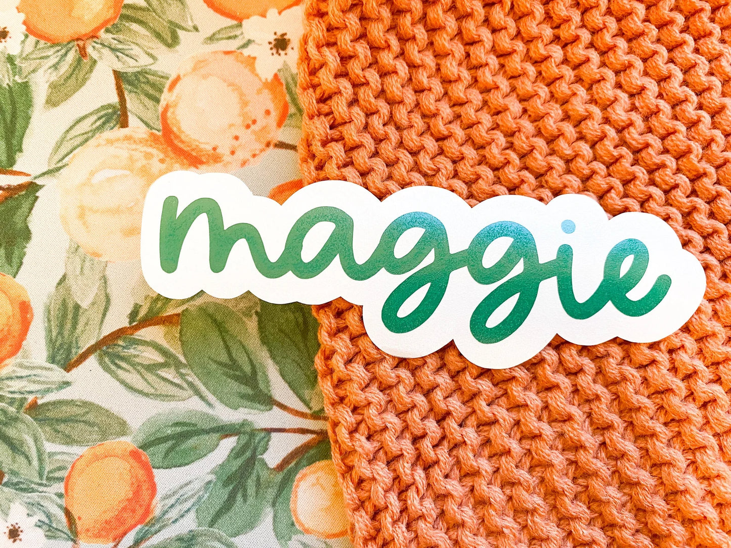 Maggie Font Custom Name Decal